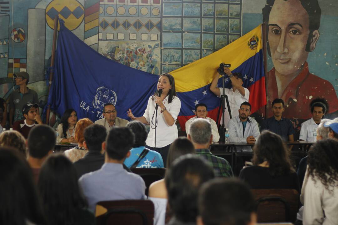 Machado desde la ULA-Táchira: Universidades están de pie en la ruta por la dimisión