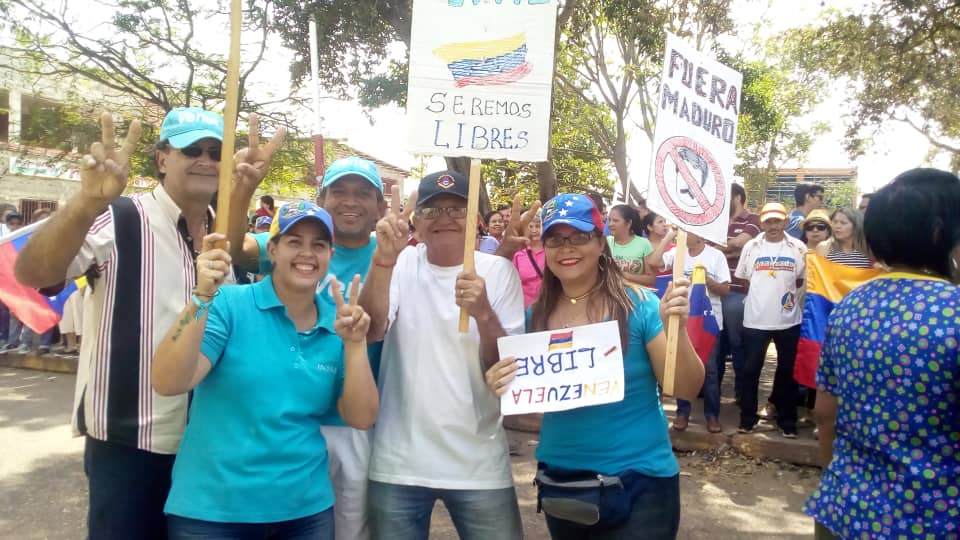 Vente Venezuela acompaña a los guariqueños en la calle en apoyo irrestricto al presidente Juan Guaidó