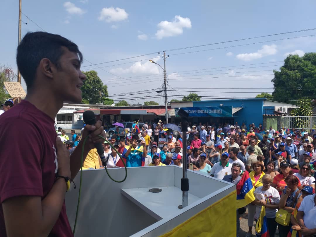Emanuel Figueroa: Aquí estamos dando un mensaje claro a Maduro y su régimen, se van porque se van