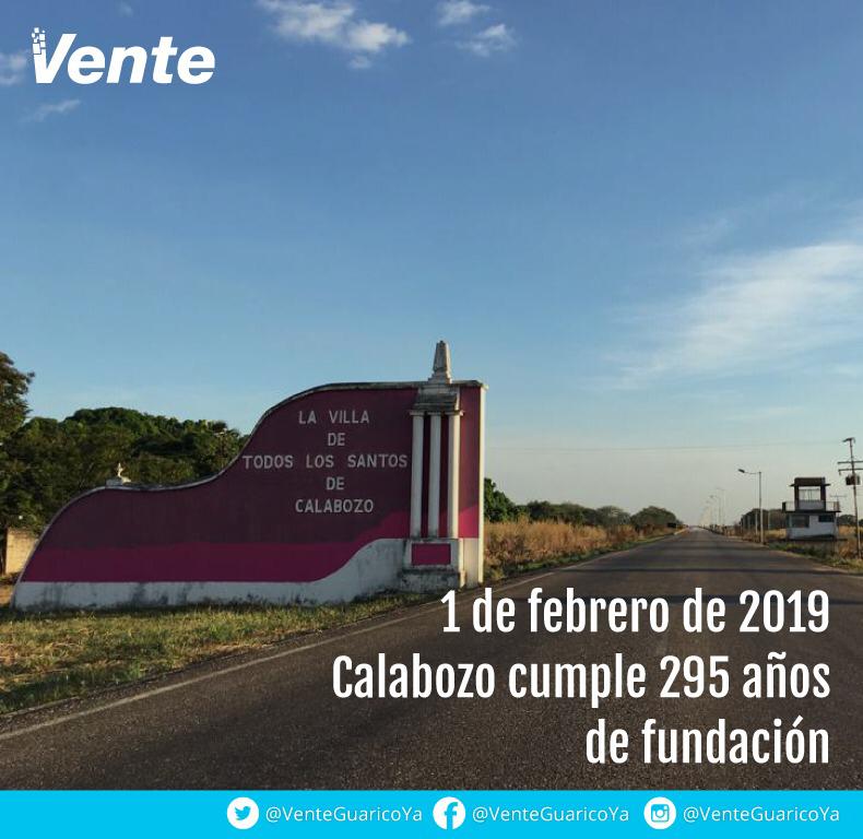 Vente Venezuela felicita a Calabozo en su 295º aniversario: Volverá a ser un polo de poder