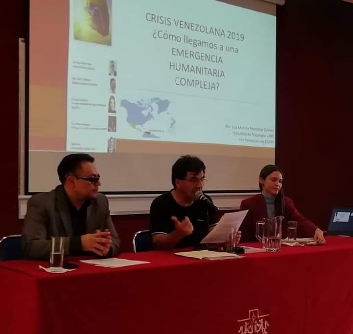 David Torres denuncia criminalización del Estado venezolano ante Foro Universitario en México