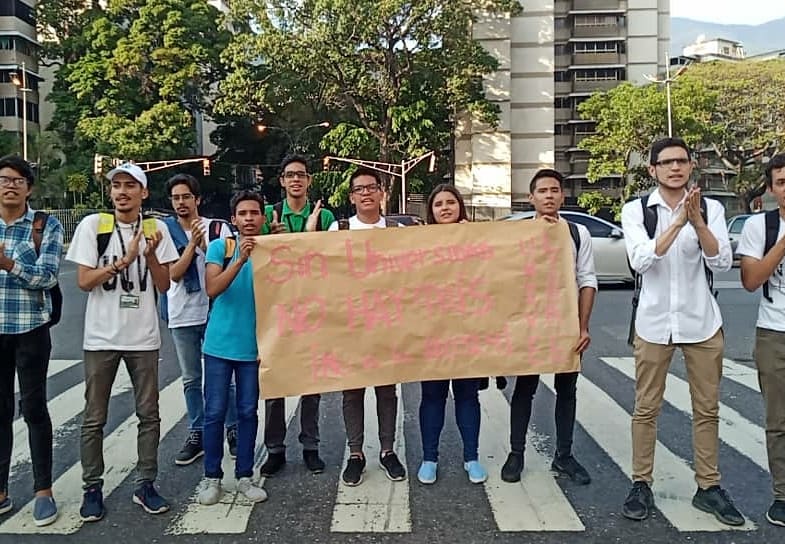 Vente Joven Caracas ratifica que sin universidad no hay país