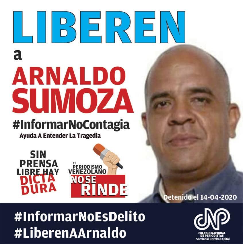 Vente Venezuela rechaza la detención del periodista guariqueño Arnaldo Sumoza (+Comunicado)