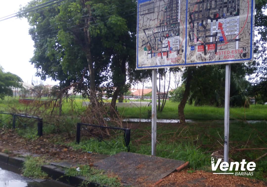 César Tablante denuncia que la desidia se está comiendo la Plaza Francisco de Miranda en Alto Barinas (+Fotos)