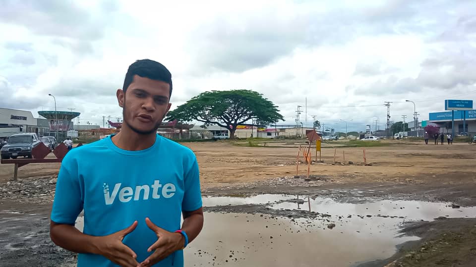 Emanuel Figueroa denuncia la paralización de la Redoma Cacique Coromoto en Guanare