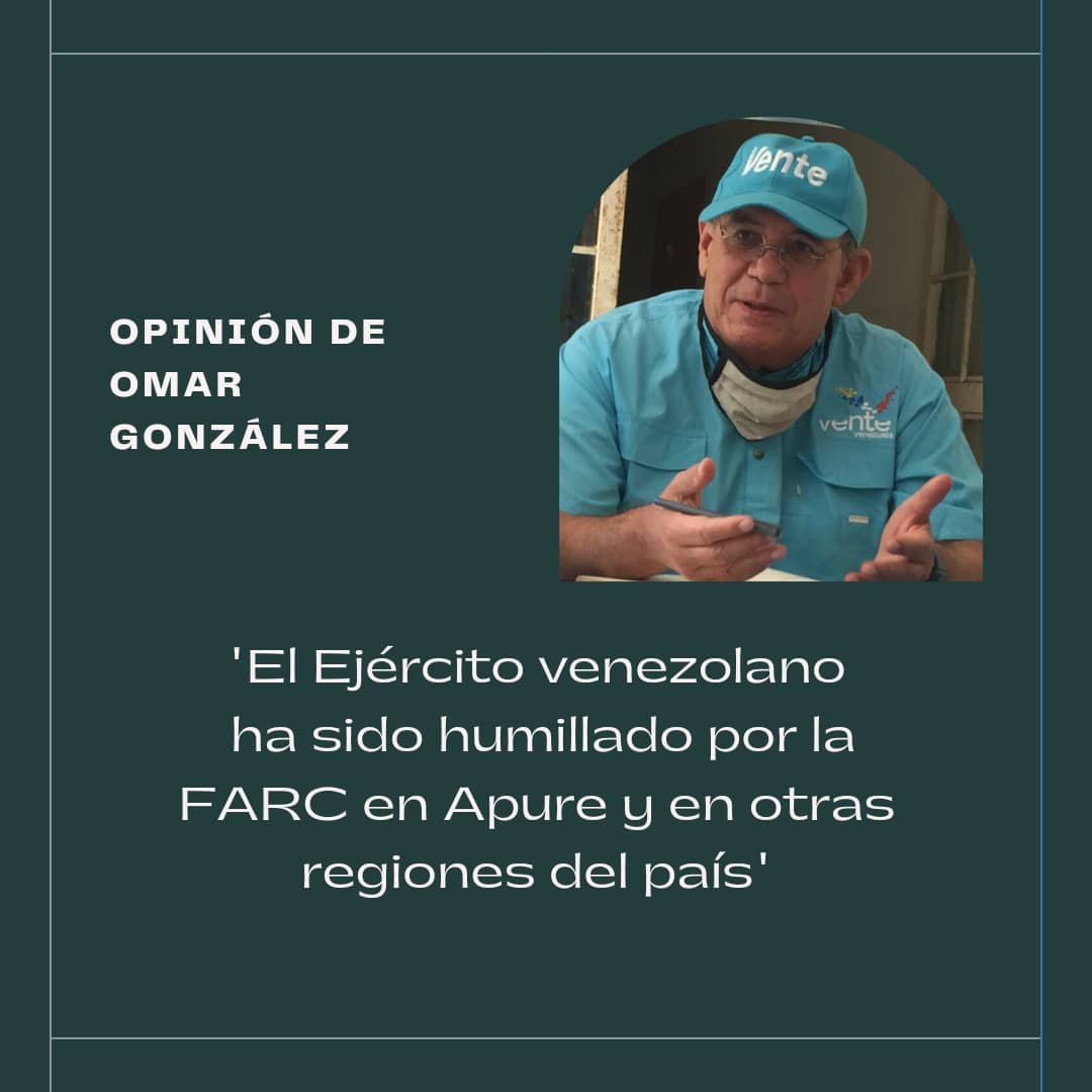 Omar González: Ejército venezolano se siente humillado por la FARC