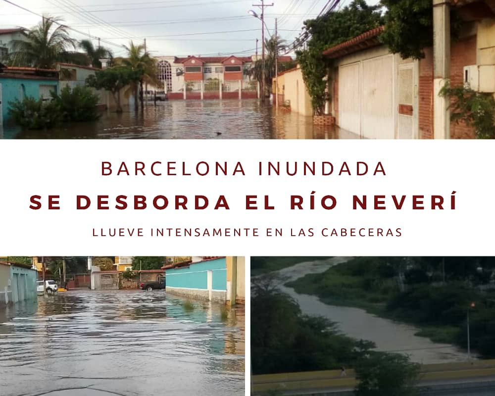 Omar González: Río Neverí se desbordó y la incapacidad inunda a Barcelona