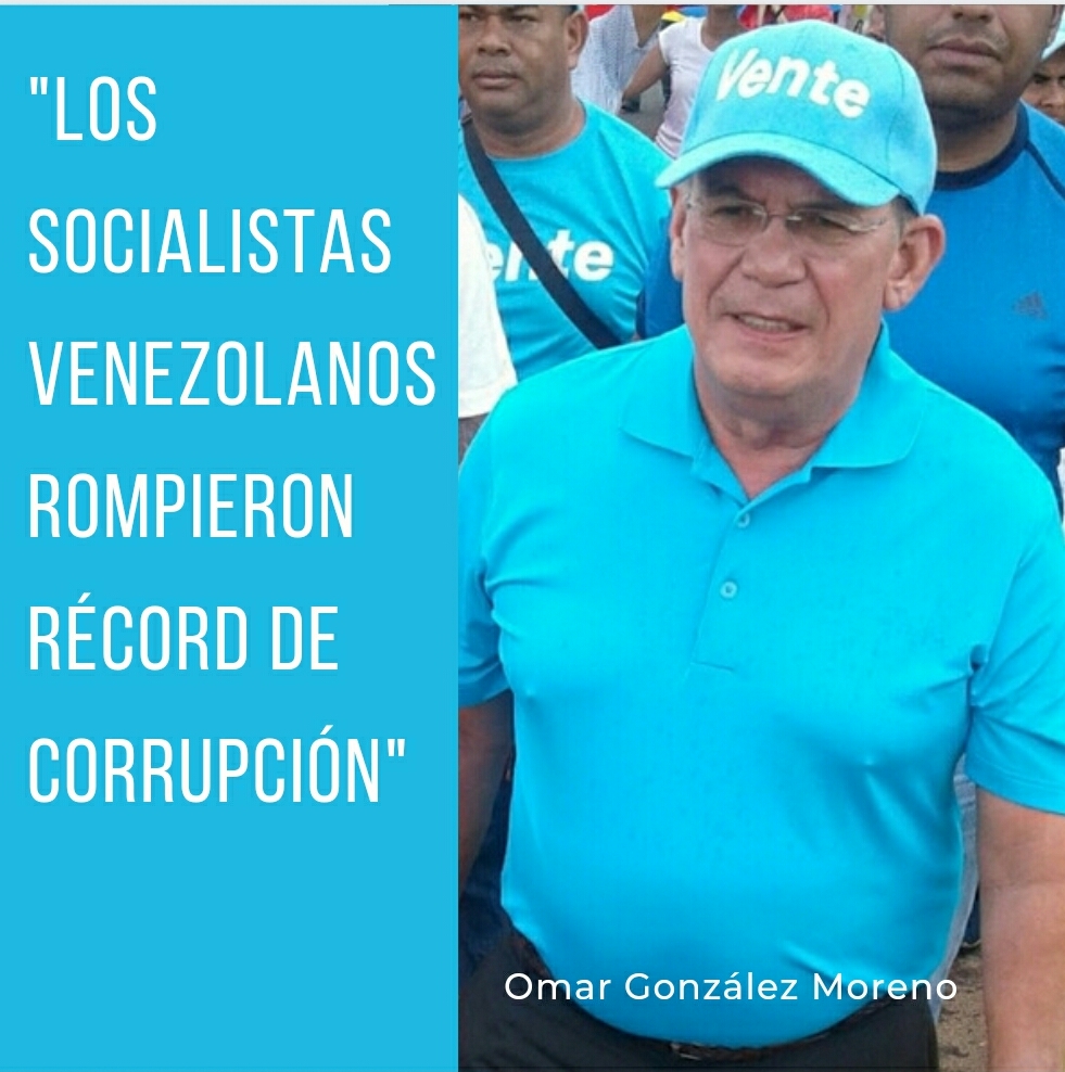 Omar González: Socialistas venezolanos rompieron récord de corrupción