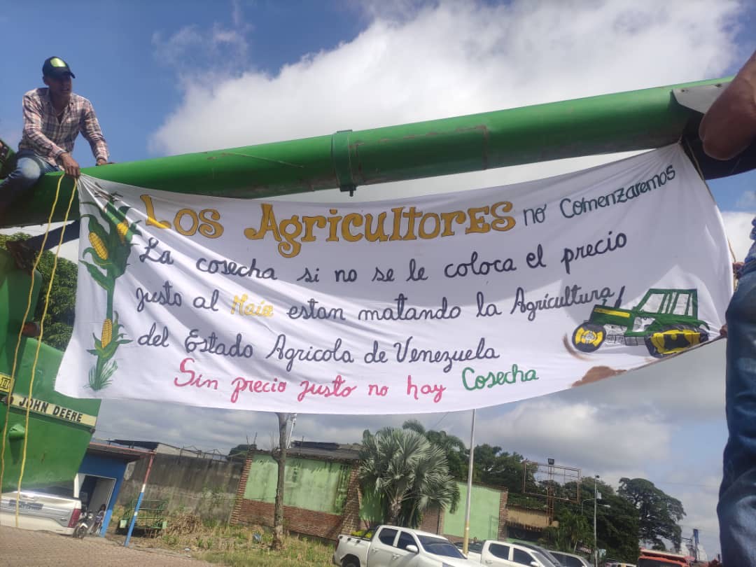 Vente Araure y Páez acompaña protesta del sector agrícola de Portuguesa