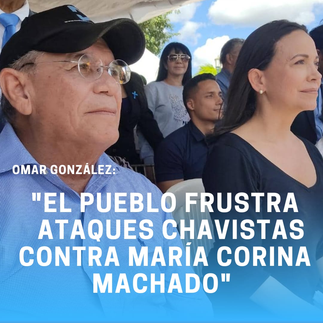 Omar González: El pueblo frustra ataques chavistas contra María Corina Machado