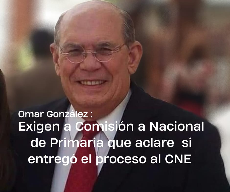 Omar González: Exigen a Comisión Nacional de Primarias que aclare si entregó el proceso al CNE