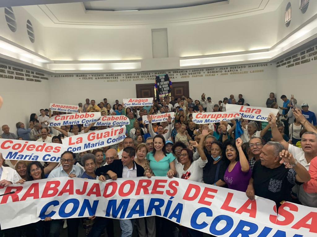María Corina al sector salud: “Hasta el final” significa una vida digna y una Venezuela saludable
