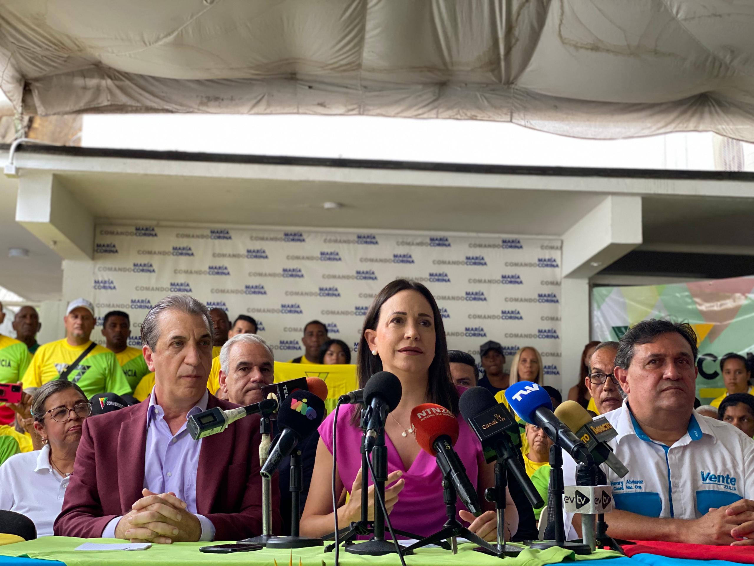 María Corina: El 22 de octubre recibiré un mandato de los venezolanos que voy a cumplir hasta el final