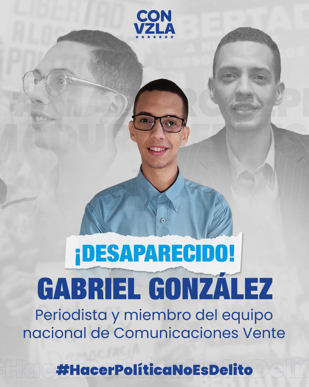 Vente Venezuela rechaza imputación ilegítima contra periodista Gabriel González