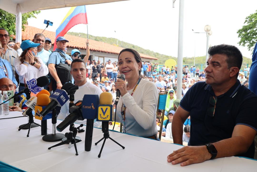 María Corina desde Nueva Esparta: Si todos los venezolanos vamos decididos el 28Jul a defender los votos, el régimen no podrá impedir la victoria