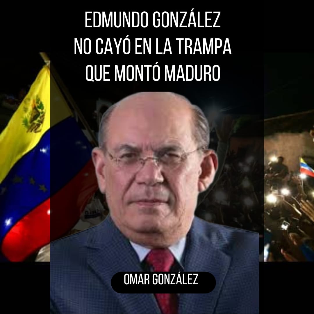 Omar González: Edmundo González no cayó en la trampa que montó Maduro