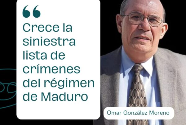 Omar González: Crece siniestra lista de crímenes del régimen de Maduro